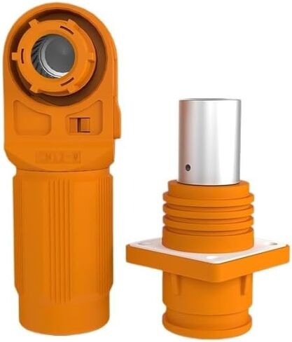 12mm 400A Energy Storage high Voltage Connector Crimped New Energy Energy Storage Battery Industrial and Commercial Waterproof Connector(400AOrange Crimped Socket) in Kuwait