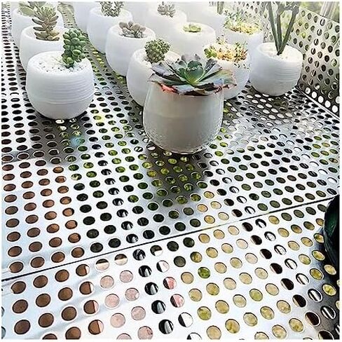 Stainless Steel Perforated Plate,304 Stainless Steel Perforated Plate, Durable Metal Sheets for Balcony Protection, Anti-Theft Netting, Versatile Perforated Sheet for Home & Industrial Use in Kuwait