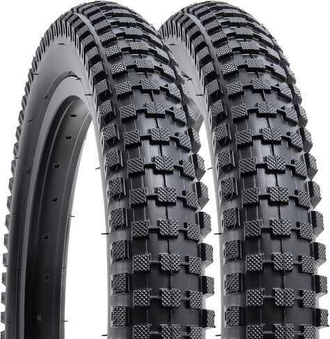 YUNSCM 2-PCS 20" Bike Tires 20x2.4/64-406 Compatible with Mountain Bike 20x2.35 20 x 2.40 Bicycle Tires (Y-1094) in Kuwait