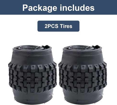 YUNSCM 2-PCS 20" Bike Tires 20x2.4/64-406 Compatible with Mountain Bike 20x2.35 20 x 2.40 Bicycle Tires (Y-1094) in Kuwait