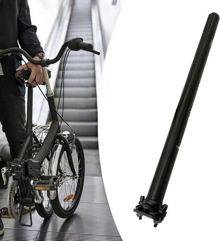 Folding Bike Seatpost 31.8mm Diameter 500mm Length Aluminum Alloy Seat Tube Rod for Compact Bicycles in Kuwait