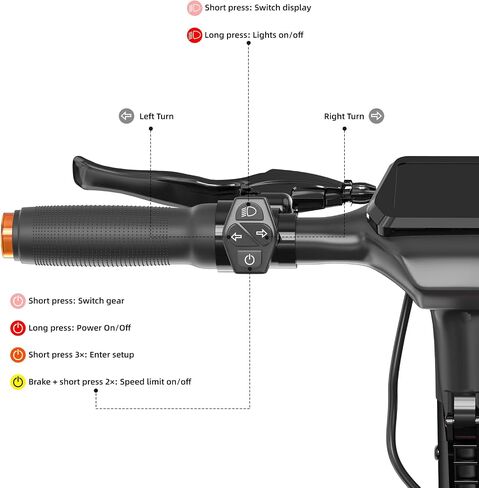 Dual Motor Adult Electric Scooter, 10 Inch Tubeless Foldable E-Scooter | 3000W Motor, 35 MPH Top Speed, 45 Miles Range, Dual Brakes & LED Display, Off Road Commuting Scooter in Kuwait