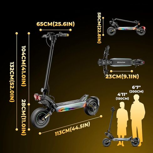 isinwheel gt4 سكوتر كهربائي مزدوج 2400 واط موتور على الطرق الوعرة سكوتر إلكتروني 45 ميلا في الساعة السرعة القصوى 50 ميلا طويلة المدى 12 "إطارات جميع التضاريس تعليق مزدوج فرامل قرصية مزدوجة 330 رطل قدرة طوي سكوتر الكبار in Kuwait