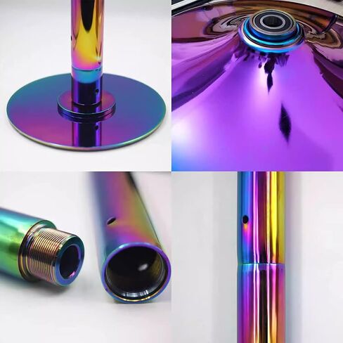 Stripper Pole Permanent Stripper Pole Set,Free Standing Apartment Dance Poles Colorful,Ceiling Mount Dancing Pole in Kuwait