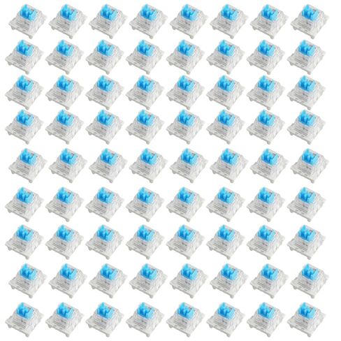 72 Pcs Keyboard Clicker,Mechanical Keyboard Switches,3 Pin Clicky Switches,Clickers for 3D Prints,Dustproof Keyboard Switches Clicky,Keyboard Keys for Mechanical Gaming Keyboards and Typing in Kuwait