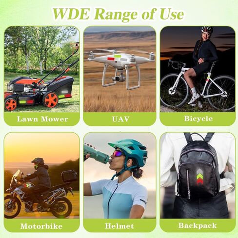 Reflective Tape, 90Pcs Safety Warning Reflective Stickers Waterproof Self-Adhesive Safety Stickers Stick-on Car Reflector Tape for Vehicle Car Helmet Motorcycles (Rectangle and Arrow) in Kuwait