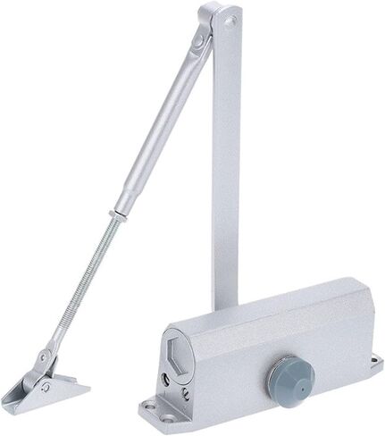 Door Closers Security System Adjustable Closing/Latching Speed Aluminium for Left and Right Hand Doors 25-45Kg 900mm in Kuwait