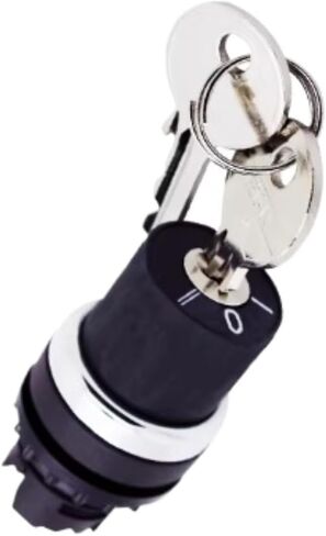 Key-Operated Actuators, A22-RS3-KMS1-A4, Three-Position Selection Reset Key Switch Head, Maintained, in Kuwait