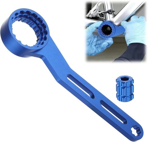 أداة دعامة سفلية للدراجة 6 في 1 مع أداة إزالة تثبيت غطاء الذراع، مفتاح ربط BB متعدد الوظائف لـ 12/16 درجة 39/41/44/46/49 مم، مفتاح ربط لدراجات الطرق الجبلية in Kuwait