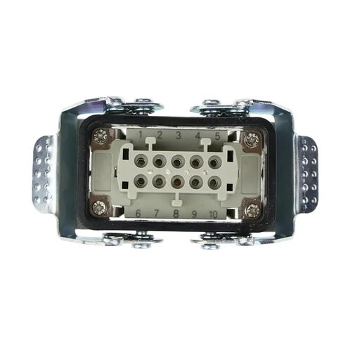 Rectangular Heavy Duty Connector HDC-HE-10 Aviation Industry Waterproof Sand Proof Socket Electric 500V 16A in Kuwait