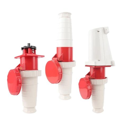 1pc IP67 63A/125A Industrial Plug Socket 3P/4P/5P Waterproof Electrical Connector 220V 380V 415V in Kuwait