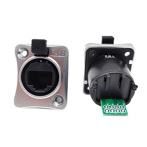 1pc RJ45 Network Industrial Snap on Waterproof Aviation Ethernet Cable Connector IP65 rj45 Female Socket in Kuwait