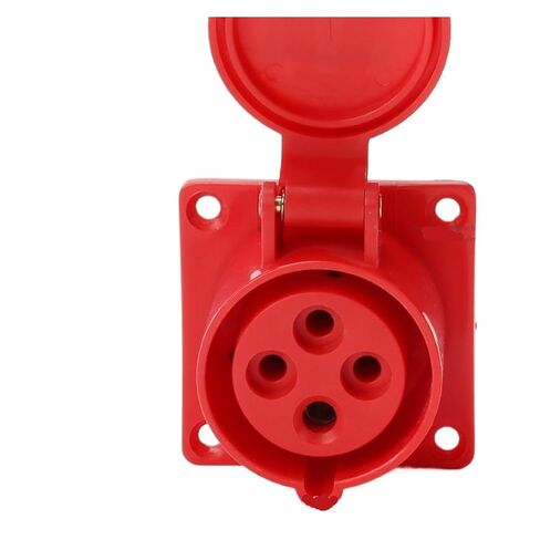 1 قطعة ZQ-314 مقبس مقاوم للماء 4 ثقوب 16A المكونات الصناعية - IP44 تصميم مخفي للاستخدام in Kuwait