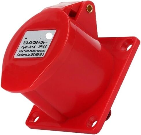 1 قطعة ZQ-314 مقبس مقاوم للماء 4 ثقوب 16A المكونات الصناعية - IP44 تصميم مخفي للاستخدام in Kuwait