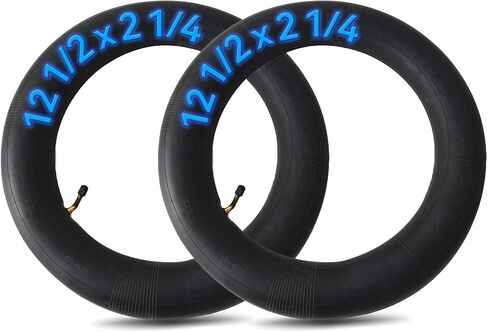 2-حزمة 12 1/2 × 2 1/4 أنبوب داخلي 12.5 × 2.25 أنبوب داخلي 12.5 أنبوب | جذع صمام منحني لأنبوب الدراجة، الأنبوب الداخلي للسكوتر in Kuwait