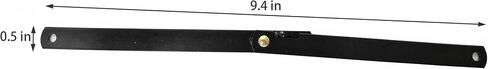 FixtureDisplays® 2PK Black Spring Hinge for Wooden A-Frame Sidewalk Sandwich Board, Stop Hinge 18231-BLACK-2PK-NPF in Kuwait