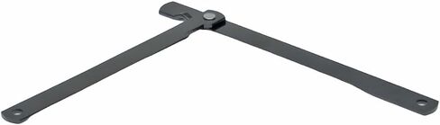 FixtureDisplays® 2PK Black Spring Hinge for Wooden A-Frame Sidewalk Sandwich Board, Stop Hinge 18231-BLACK-2PK-NPF in Kuwait