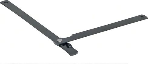 FixtureDisplays® 2PK Black Spring Hinge for Wooden A-Frame Sidewalk Sandwich Board, Stop Hinge 18231-BLACK-2PK-NPF in Kuwait