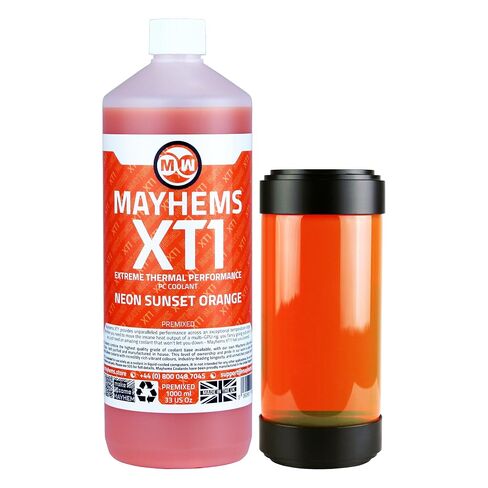 MATHEMS - PC Boodant - XT -1 Premix - سلسلة الأداء الحراري ، الفلورسنت الأشعة فوق البنفسجية ، 1 لتر ، غروب الشمس النيون in Kuwait