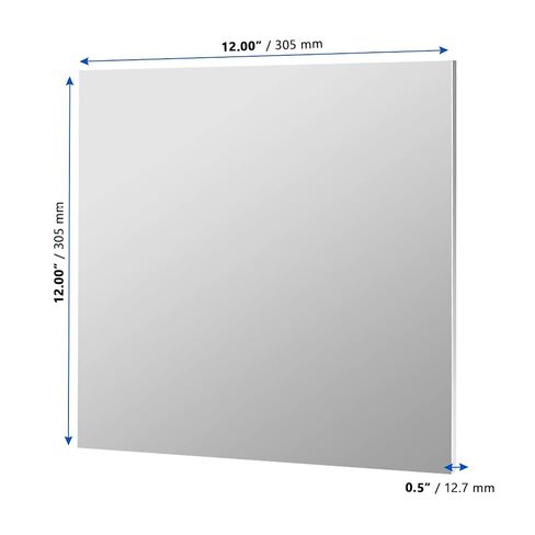 لوحة ألومنيوم MANCHAP 6061-T651، 11.8 × 11.8 × 1/2 بوصة سميكة من ألواح الألومنيوم المسطحة المعدنية المغطاة بطبقة واقية للاستخدام المنزلي والصناعي والحرفي in Kuwait