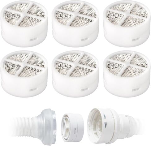 خراطيش HME بديلة متوافقة مع AirMini HumidX Plus، مرشحات عالية الامتصاص متوافقة مع جهاز AirMini CPAP، أقنعة الأنف P10، N20، N30، مستلزمات CPAP (6 عبوات) in Kuwait
