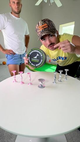 مجموعة Popdarts Rookie + مجموعة PowerSpots - حزمة المبتدئين باللونين الأزرق والأخضر مع 10 أهداف متغيرة للعبة - المجموعة النهائية للاعبين الجدد المستعدين للارتقاء إلى المستوى الأعلى in Kuwait