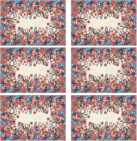 XCHI Watercolor Flowers America Stars Fireworks Memorial Day Table Runner 4th of July Patriotic Independence Day Table Decoration for Party Home Kitchen Dining Holiday Decor 13x72 Inch in Kuwait