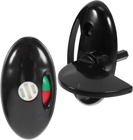 Balacoo Bathroom Privacy Indicator Lock with Vacant Occupied Sign, Nylon Plastic Door Lock Bolt Preventing Embarrassing Encounters, Suitable for Restaurants and Shopping Malls in Kuwait