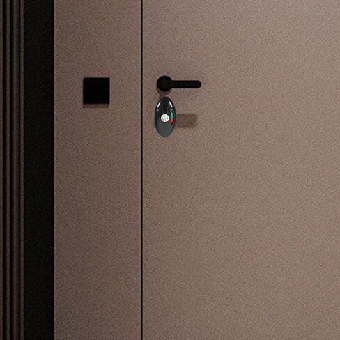Balacoo Bathroom Privacy Indicator Lock with Vacant Occupied Sign, Nylon Plastic Door Lock Bolt Preventing Embarrassing Encounters, Suitable for Restaurants and Shopping Malls in Kuwait