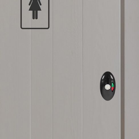 Balacoo Bathroom Privacy Indicator Lock with Vacant Occupied Sign, Nylon Plastic Door Lock Bolt Preventing Embarrassing Encounters, Suitable for Restaurants and Shopping Malls in Kuwait