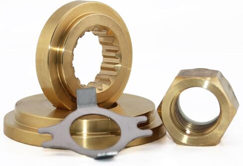 CAPTAIN Hardware Hub Kits Installation fit Mercury 90-300HP Outboard Propellers,Thrust Washer/Spacer/Washer/Nut/Cotter Pin Included in Kuwait