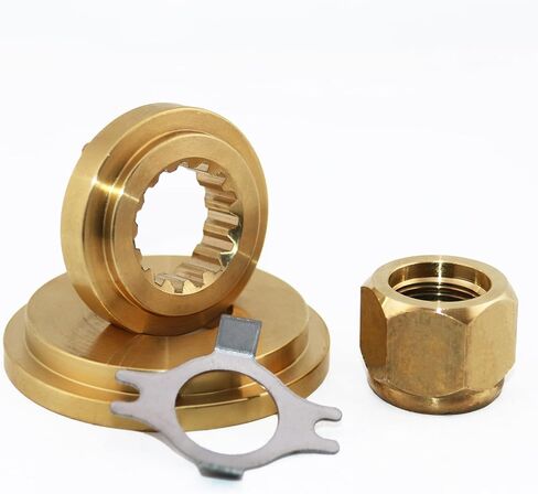 CAPTAIN Hardware Hub Kits Installation fit Mercury 90-300HP Outboard Propellers,Thrust Washer/Spacer/Washer/Nut/Cotter Pin Included in Kuwait