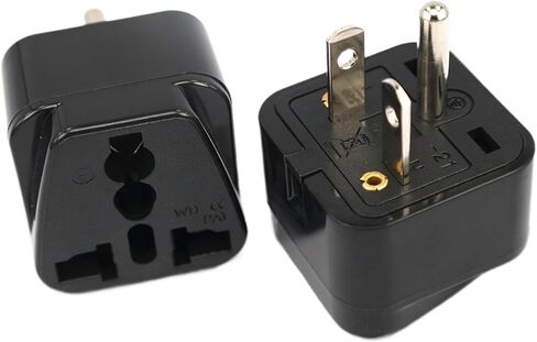 T-type power plug NEMA 6-15P/6-20P 250v 15A 3-pin AC plug adapter(WD-21 black) in Kuwait