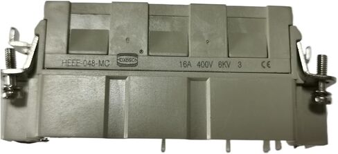 Connector HDC-HEEE-048-MC 48-pin male plug-in 16A 500V rectangular connector in Kuwait