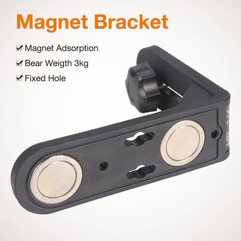 Magnet Level Durable L-Shape Magnetic Bracket Leveling 1/4" Thread Laser Level Adapter for instruments Lasers in Kuwait
