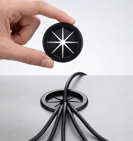 4Pcs 2 Inch Rubber Grommet, 2 Inch Grommet Double Sided Round Hole, Rubber Firewall Hole Plug for Wire Protecting and Wiring Maintenance(Black) in Kuwait