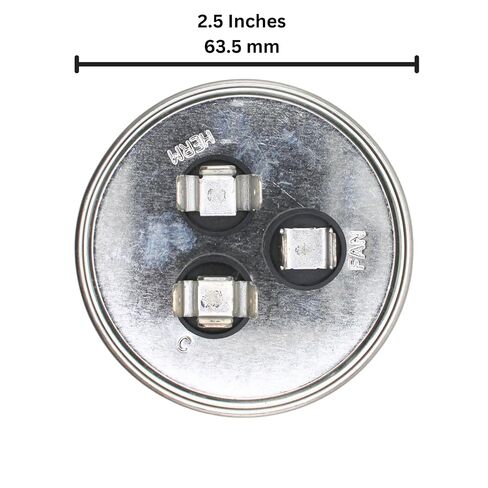 Totaline by Carrier P291-4554RS 45/5 uF 45+5 MFD 370V or 440V Dual Run Round A/C Capacitor 45 5 uF 370 440 Volt VAC Air Conditioner Capacitors or Heat Pump or Condenser Straight Cool in Kuwait