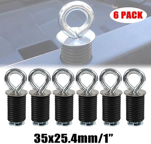 Lock and Ride Tie Down Anchor Cargo Hook Set for Polaris RZR1000 UTV ATV, Metal 6-Pack in Kuwait