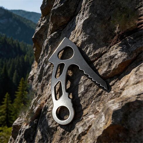 XISAOK Professional Stainless Steel Anchors Hook for Rock Climbing and Mountaineering Adventure Rock Climbing Anchors Hook in Kuwait