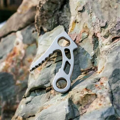 XISAOK Professional Stainless Steel Anchors Hook for Rock Climbing and Mountaineering Adventure Rock Climbing Anchors Hook in Kuwait