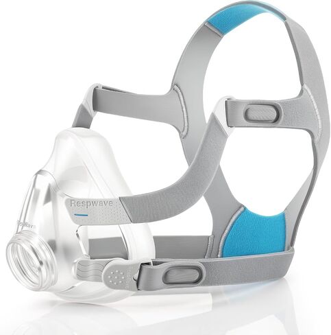 مجموعة وسائد بديلة متوافقة مع AirFit F20 مع إطار ومشابك للرأس، مستلزمات أقنعة الوجه الكاملة المريحة والموثوقة (كبيرة) in Kuwait