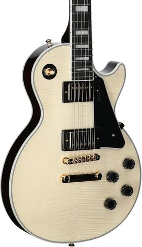 Epiphone حصريا ليه بول مخصص الشكل، طبيعي مع حقيبة in Kuwait