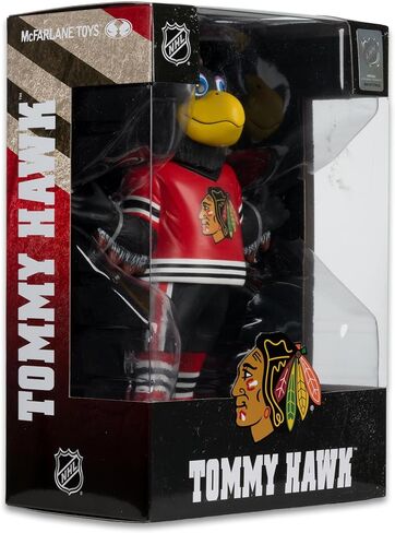 McFarlane Toys- Tommy Hawk (Chicago Blackhawks) NHL 8in Vinyl Mascot Figure McFarlane's SportsPicks in Kuwait