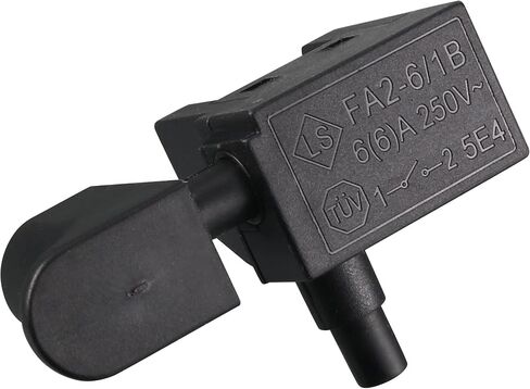 قفل uxcell AC 250V 6 Amp SPST على مفتاح تشغيل جزء الأداة الكهربائية in Kuwait