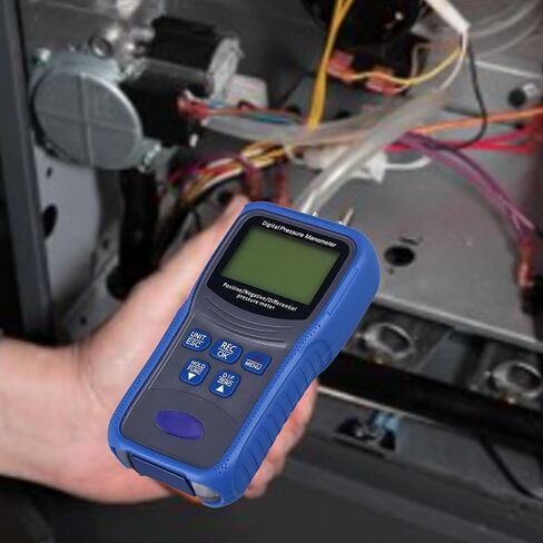 Omabeta شاشة LCD رقمية دقيقة الضغط التفاضلي لنظام التدفئة والتهوية وتكييف الهواء، إعدادات حدود قابلة للتخصيص، 12 وحدة للاستخدام الصناعي in Kuwait