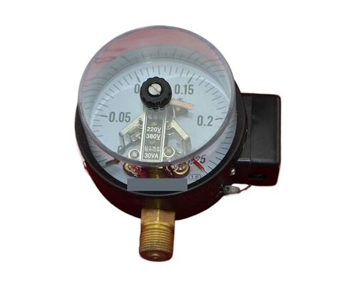 1pc YXC100 4" 100mm Electric Contact Pressure Gauge Manometer, Bottom Thread(0-25Mpa) in Saudi Arabia
