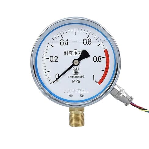 1pcs YNTZ-100 0.4-4MPa Shock-Resistant Remote Pressure Gauge M20*1.5 Thread Resistance Remote Pressure Gauge Diameter 100mm(4MPa) in Saudi Arabia