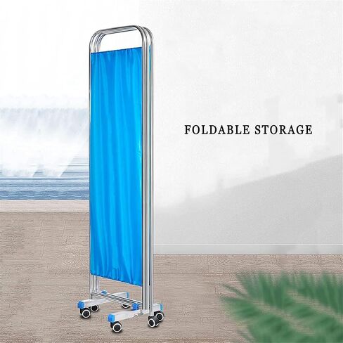 Mobile Medical Privacy Screen, 3 Panel Portable Room Divider on Wheels, 6ft Height for Healthcare, Offices, and Beauty Salons in Kuwait