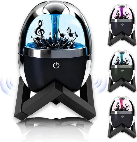 Ferrofluid سماعات بلوتوث متخيل الموسيقى، صوت ستيريو راقص حساس للموسيقى، إضاءة LED مزخرفة لعبة عرض سائل حديدي للطاولة، غرفة النوم، المكتب، الدراسة، العلوم in Kuwait