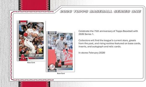 2026 Topps Series 1 Baseball Fanatics Blaster Trading Card Box (2-3 Spring Training Base Card Parallels Per Box) in Kuwait
